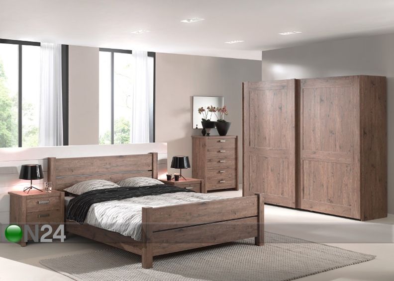 Lükandustega riidekapp 250 cm suurendatud