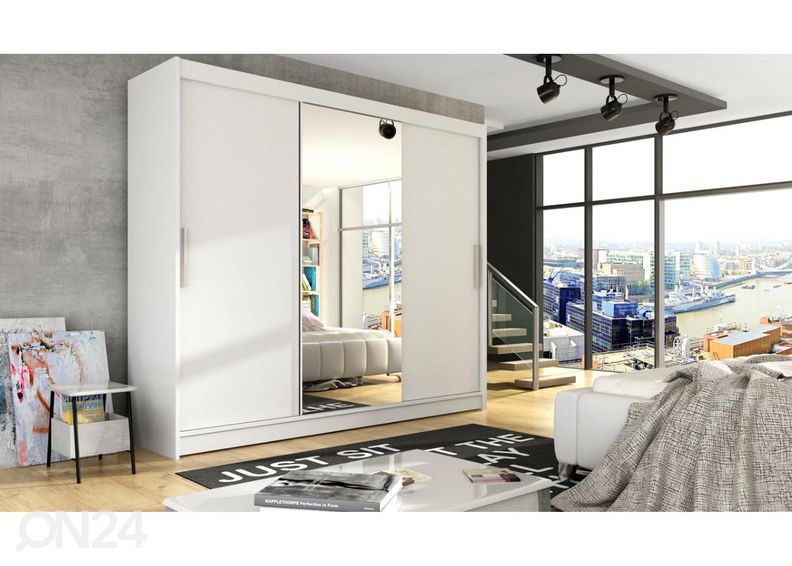 Lükandustega riidekapp 250 cm suurendatud