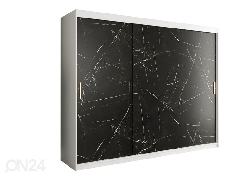 Lükandustega riidekapp 250 cm suurendatud