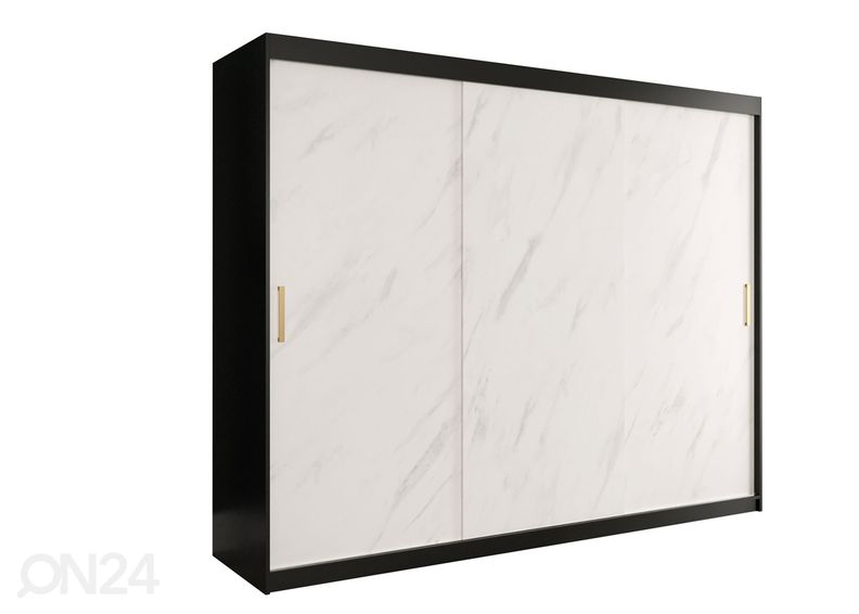 Lükandustega riidekapp 250 cm suurendatud