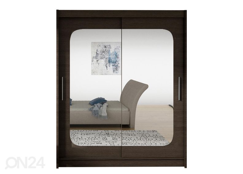 Lükandustega riidekapp suurendatud