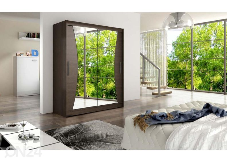 Lükandustega riidekapp suurendatud