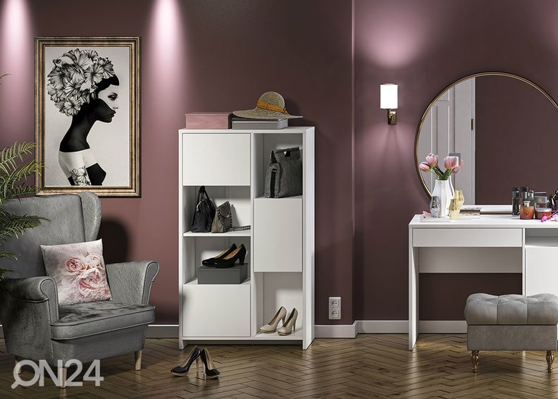 Lükandustega riidekapp suurendatud