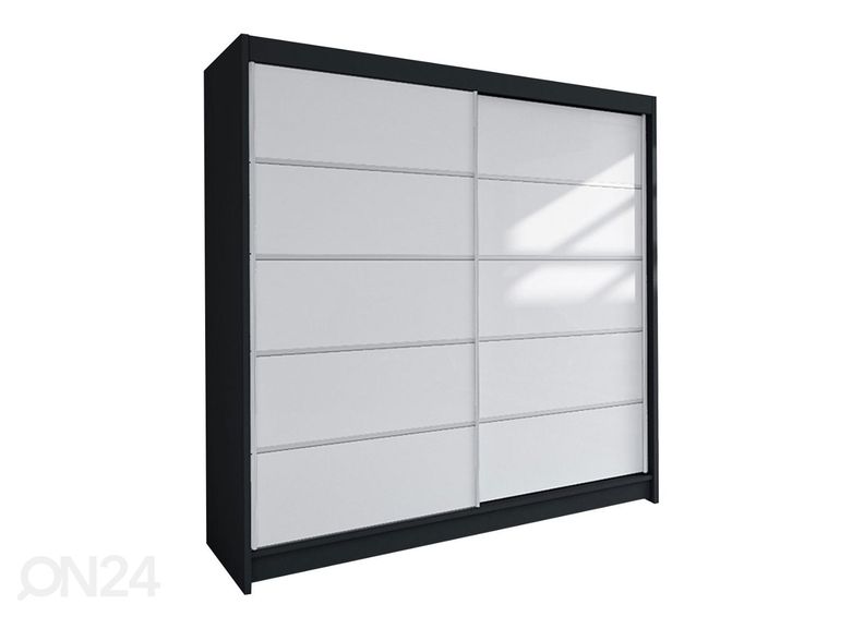 Lükandustega riidekapp suurendatud