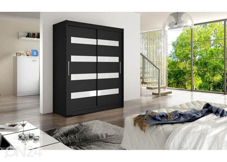 Lükandustega riidekapp suurendatud