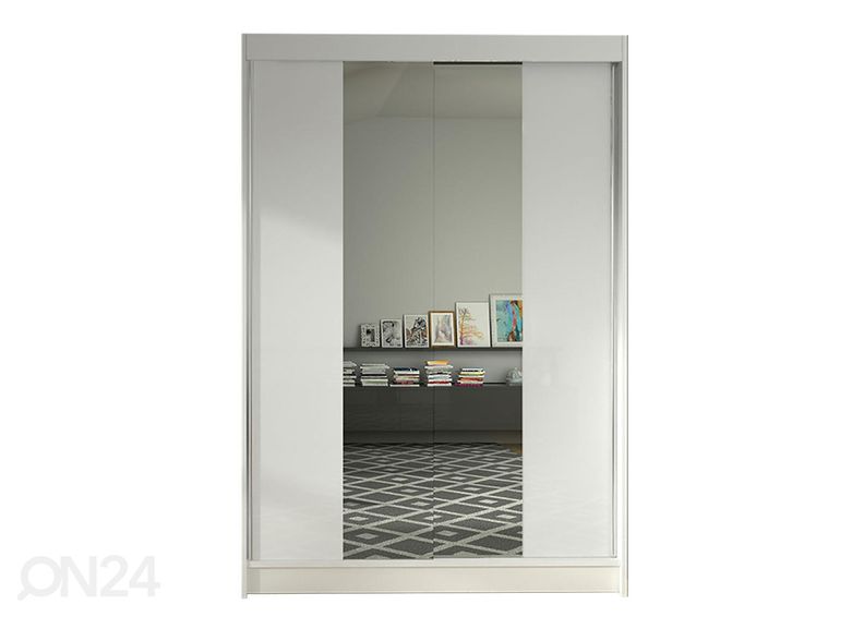 Lükandustega riidekapp suurendatud