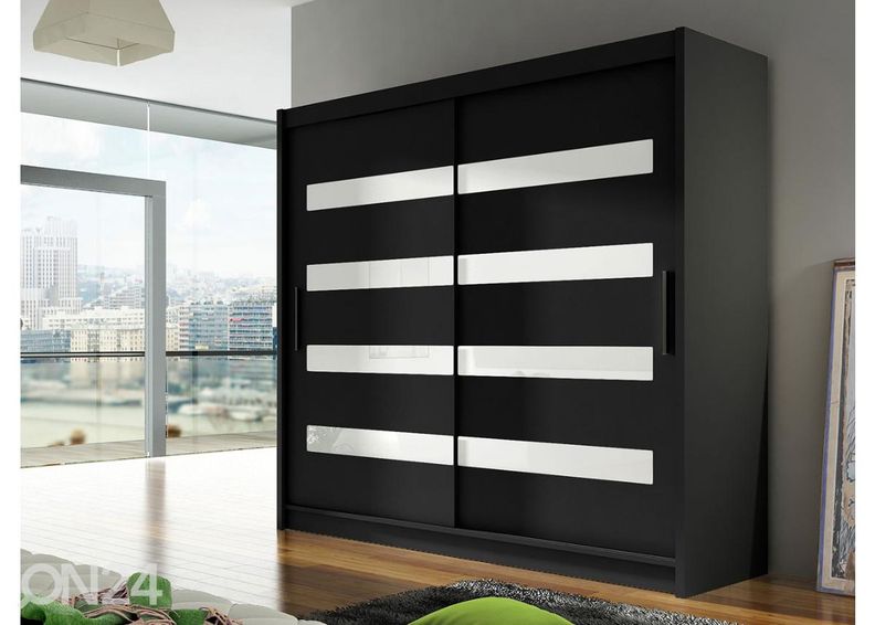 Lükandustega riidekapp suurendatud