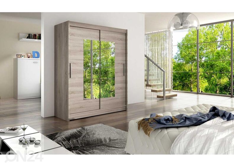 Lükandustega riidekapp suurendatud