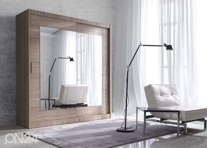 Lükandustega riidekapp Alfa 180 cm suurendatud