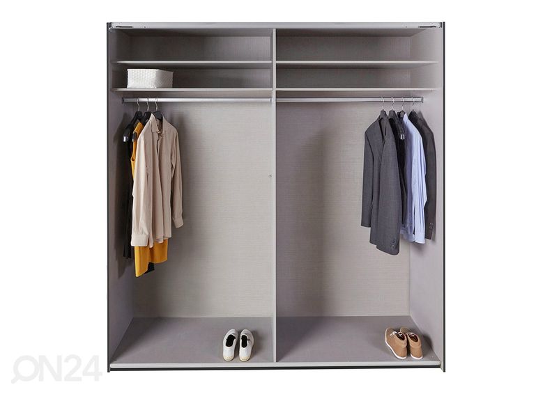 Lükandustega riidekapp Altona h236x225 cm suurendatud
