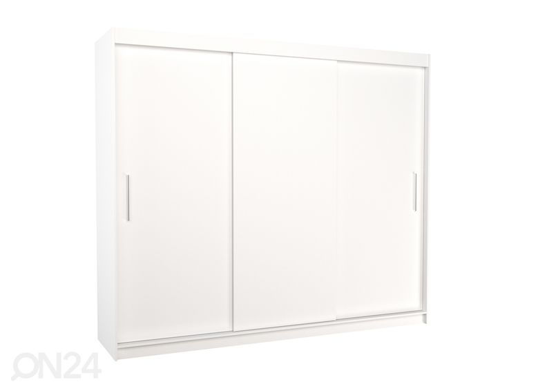 Lükandustega riidekapp Amanda 250 cm suurendatud