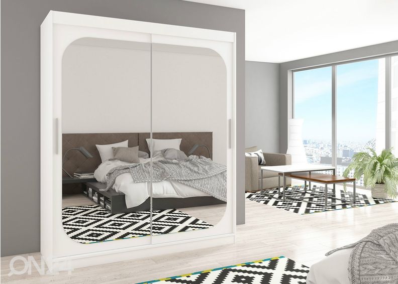 Lükandustega riidekapp Ariel 180 cm suurendatud