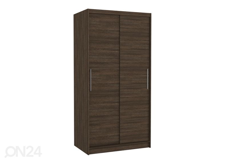 Lükandustega riidekapp Asta 100 cm suurendatud