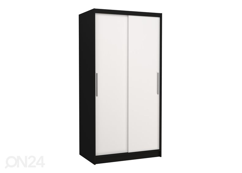 Lükandustega riidekapp Asta 100 cm suurendatud