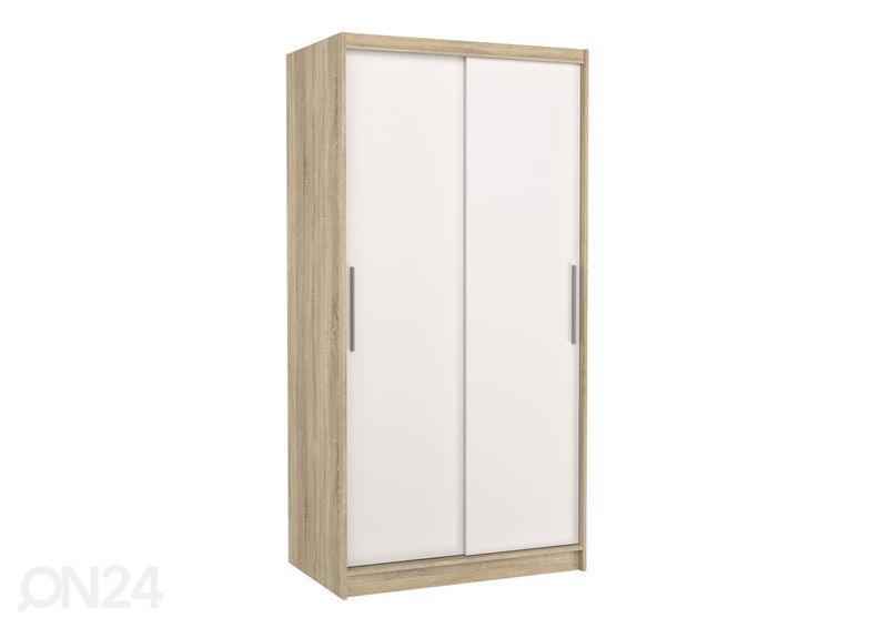 Lükandustega riidekapp Asta 100 cm suurendatud