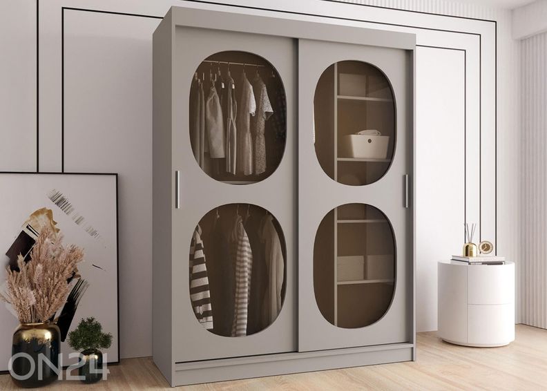 Lükandustega riidekapp Bahrajn 150 cm suurendatud