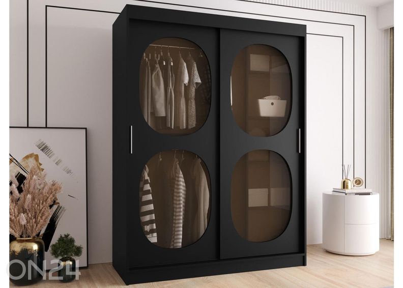 Lükandustega riidekapp Bahrajn 150 cm suurendatud