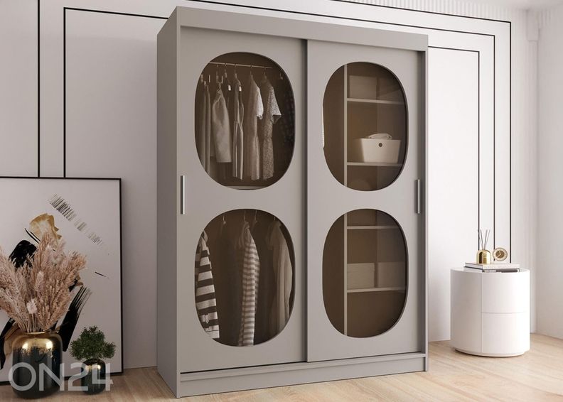 Lükandustega riidekapp Bahrajn 150 cm suurendatud