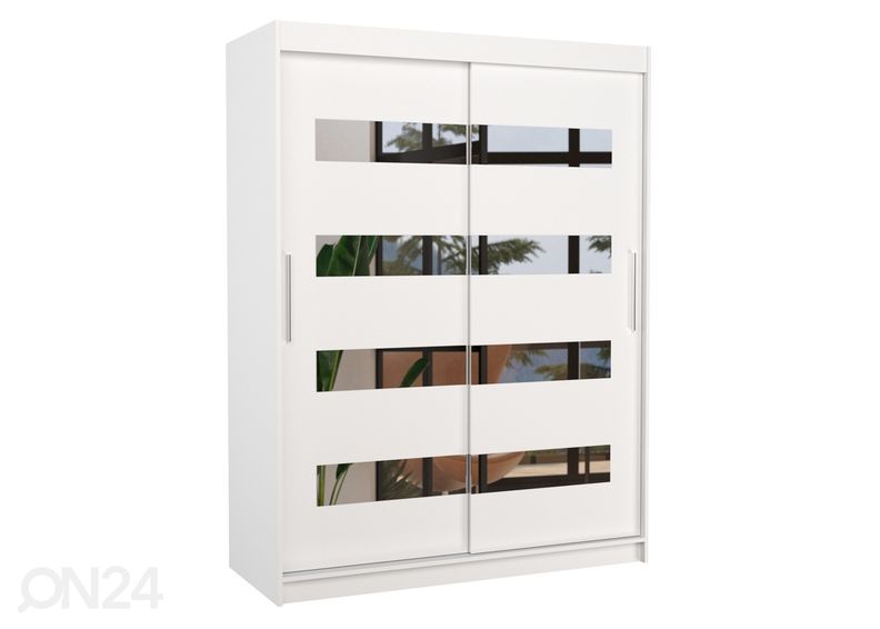 Lükandustega riidekapp Ballwin 150 cm suurendatud