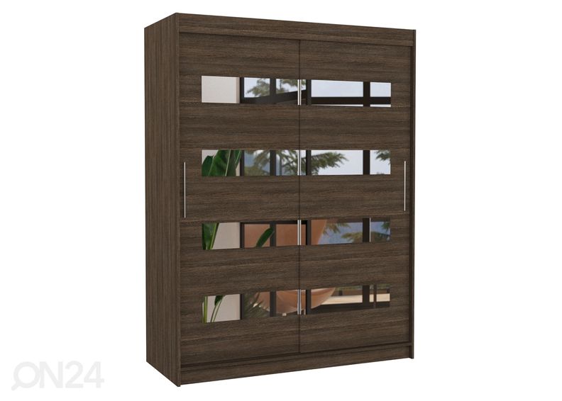 Lükandustega riidekapp Ballwin 150 cm suurendatud