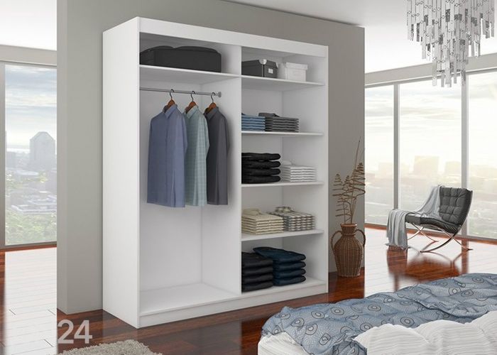 Lükandustega riidekapp Ballwin I 180 cm suurendatud