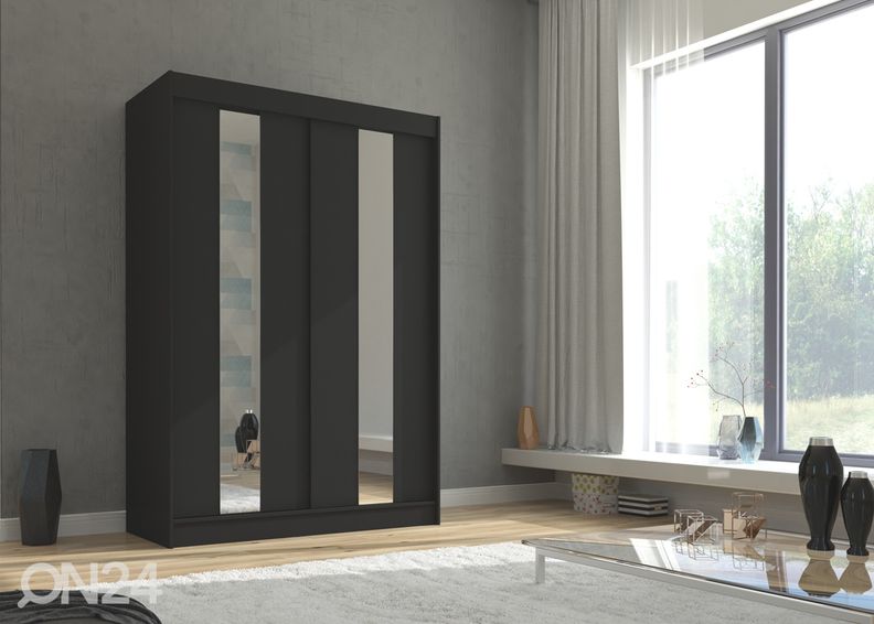 Lükandustega riidekapp Ballwin II 150 cm suurendatud