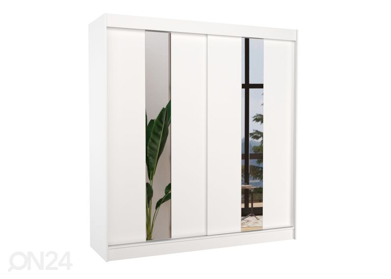 Lükandustega riidekapp Ballwin II 200 cm suurendatud