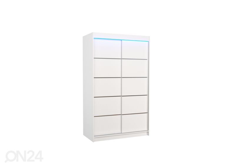 Lükandustega riidekapp Barba I 120 cm + LED suurendatud