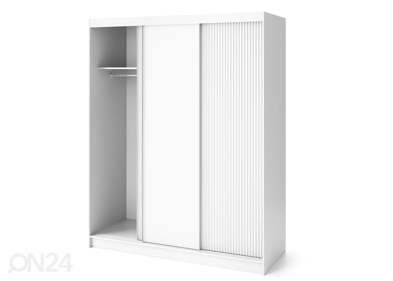 Lükandustega riidekapp Biancco 180 cm suurendatud