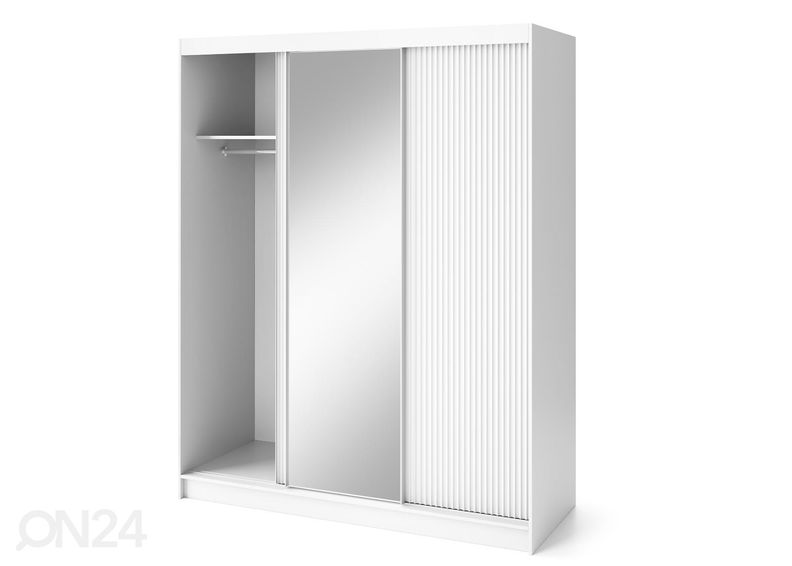 Lükandustega riidekapp Biancco 180 cm suurendatud