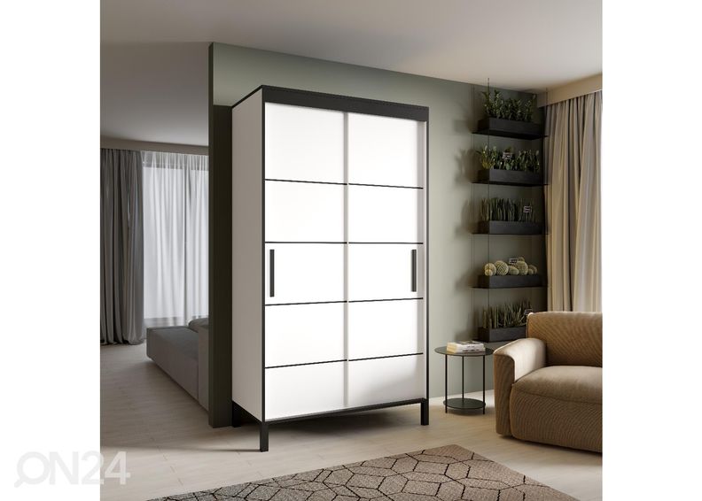 Lükandustega riidekapp Bug 120 suurendatud