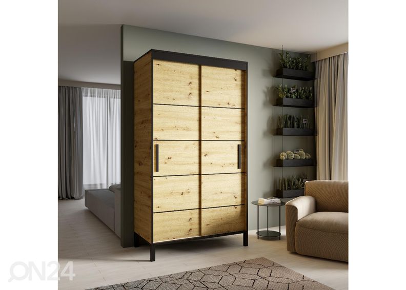 Lükandustega riidekapp Bug 120 suurendatud