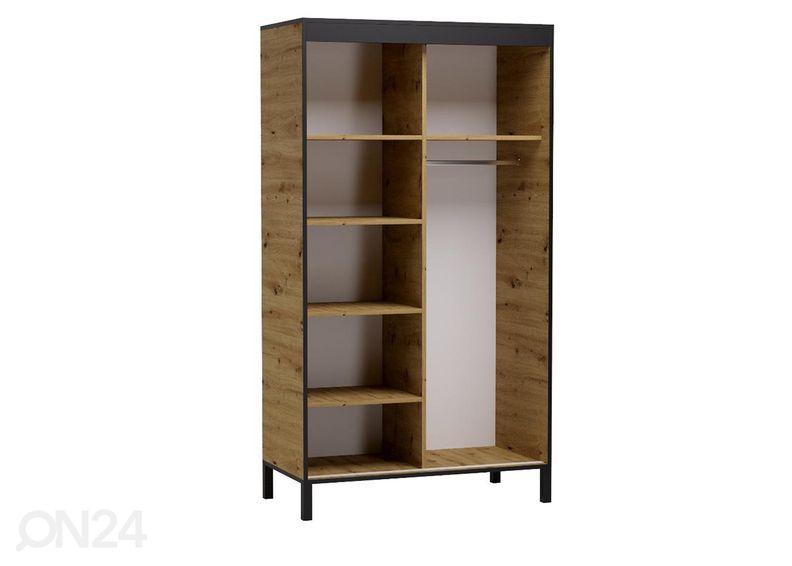 Lükandustega riidekapp Bug 120 suurendatud