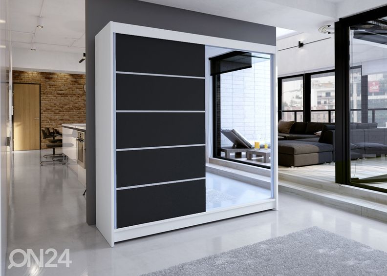 Lükandustega riidekapp Cabo 180 cm suurendatud