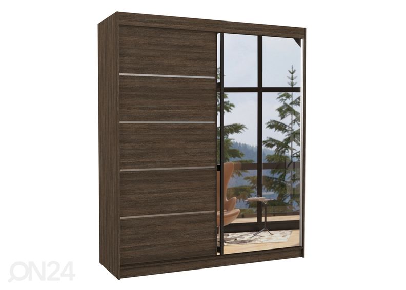 Lükandustega riidekapp Cabo 180 cm suurendatud