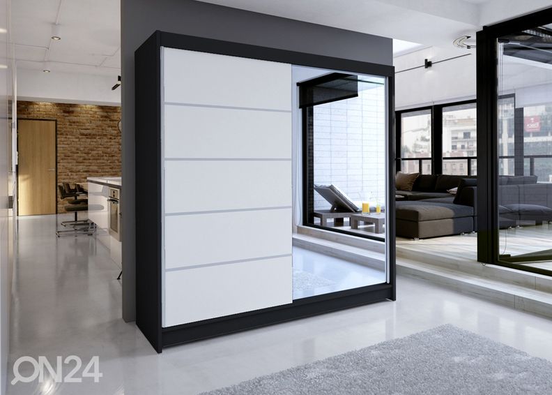 Lükandustega riidekapp Cabo 180 cm suurendatud