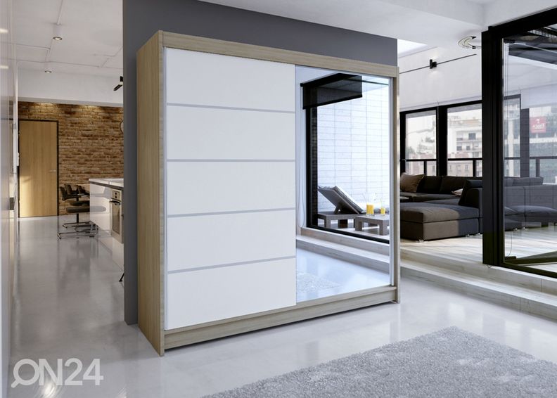 Lükandustega riidekapp Cabo 180 cm suurendatud