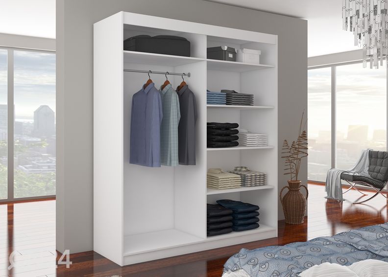 Lükandustega riidekapp Cabo 180 cm suurendatud