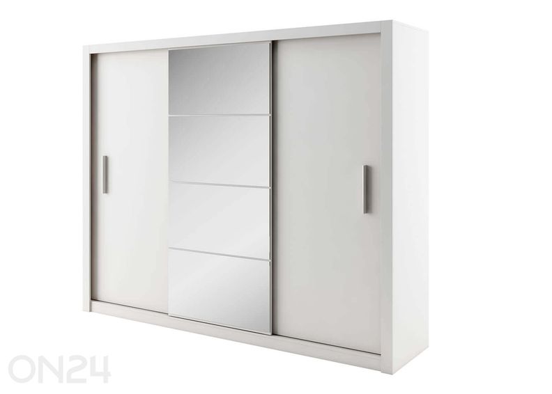 Lükandustega riidekapp Carlton 250 cm suurendatud