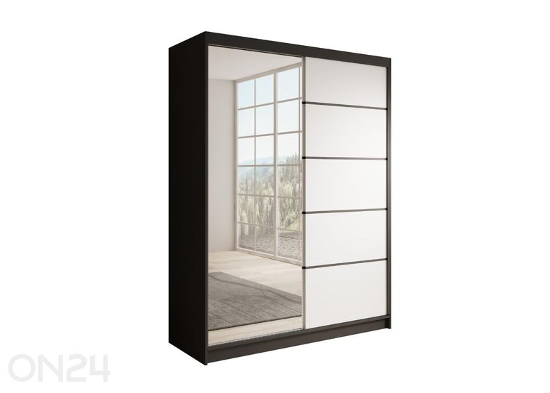 Lükandustega riidekapp Cuneo I 150 cm suurendatud