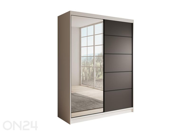 Lükandustega riidekapp Cuneo I 150 cm suurendatud