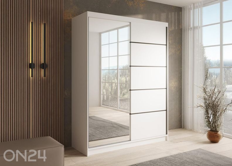 Lükandustega riidekapp Cuneo I 150 cm suurendatud