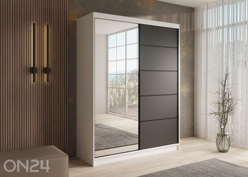 Lükandustega riidekapp Cuneo I 150 cm suurendatud