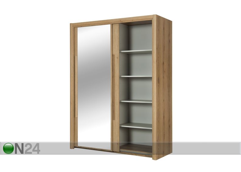 Lükandustega riidekapp Cyrus 153 cm suurendatud