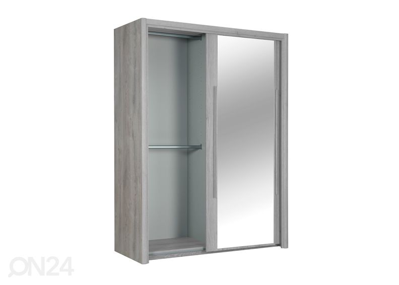 Lükandustega riidekapp Cyrus 153 cm suurendatud