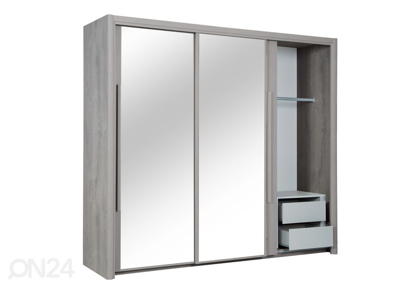 Lükandustega riidekapp Cyrus suurendatud