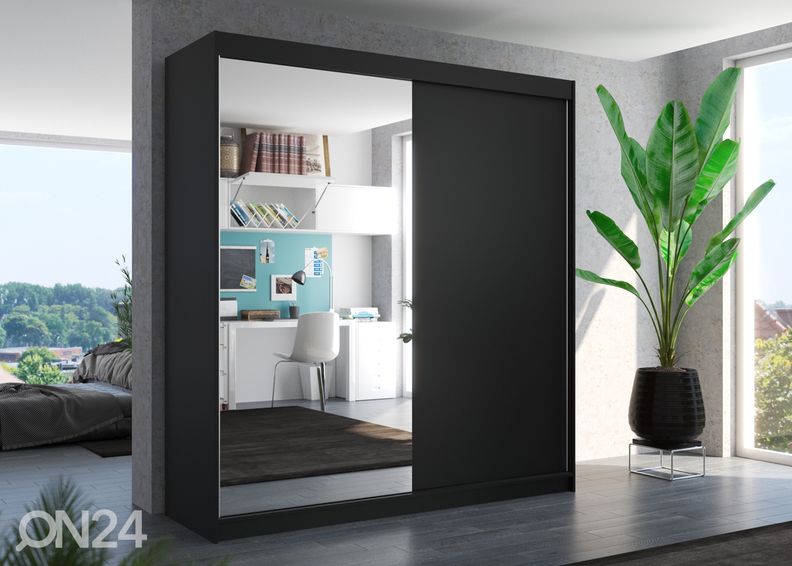 Lükandustega riidekapp Daalia 200 cm suurendatud