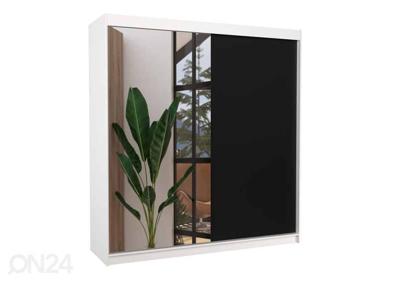 Lükandustega riidekapp Daalia 200 cm suurendatud