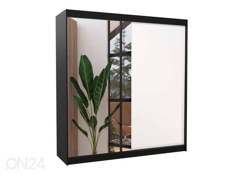 Lükandustega riidekapp Daalia 200 cm suurendatud