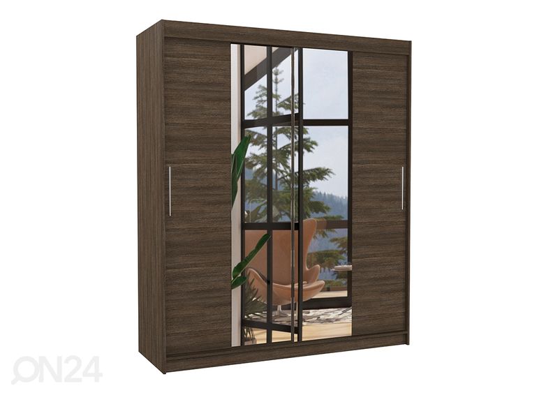 Lükandustega riidekapp Dalia 180 cm suurendatud